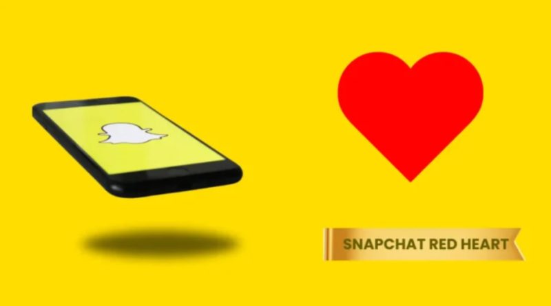 Snapchat Red Heart